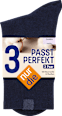 Passt Perfekt Socken blau Gr. 35-38 nur die