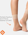 Trend & Style Söckchen Seidenfein teint 15 DEN (1 Paar) nur die