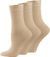 Passt perfekt Socken beige, Größe: 35-38 (3 Paar) nur die