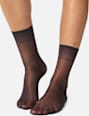 Trend & Style Söckchen Seidenfein schwarz 15 DEN (1 Paar) nur die