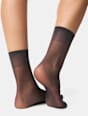 Trend & Style Söckchen Seidenfein schwarz 15 DEN (1 Paar) nur die