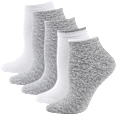 Sneaker Socken Classic Damen grau, Gr. 35-38 (5 Paar) nur die