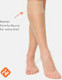 Trend & Style Knie Seidenfein Kniestrümpfe teint 15 DEN (1 Paar) nur die