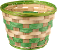 Osterkorb, klein, rund (14,5x9 cm) Dekorieren & Einrichten