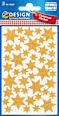 Sticker Weihnachten Sterne Gold AVERY Zweckform