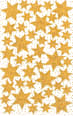 Sticker Weihnachten Sterne Gold AVERY Zweckform
