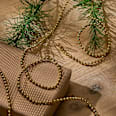 Girlande, Mini-Perlenkette, gold Dekorieren & Einrichten