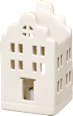 LED Porzellanhaus, weiß matt (10 cm) Dekorieren & Einrichten