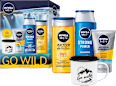 Geschenkset Go wild mit Becher NIVEA MEN