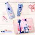 Geschenkset Girls Stuff mit Kosmetiktasche NIVEA