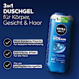 Duschgel Fresh Ocean 3in1 NIVEA MEN