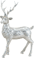 Polyhirsch, silber Dekorieren & Einrichten