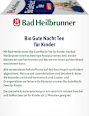 Kindertee, Gute Nacht Tee (8 Beutel) Bad Heilbrunner