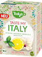 Früchtetee "taste my Italy" mit Zitrone, weißer Hibiskus, Basilikum (17 Beutel) Teaya