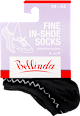 Női bokazokni Fine in-shoe, fekete, 39-42 Bellinda