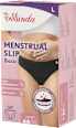 menstruační kalhotky Basic, černé, velikost L Bellinda