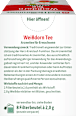 Arzneitee, Weißdorn Tee (8 Beutel) Bad Heilbrunner