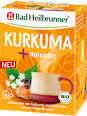 Kräutertee Kurkuma & Holunder (15 Beutel) Bad Heilbrunner