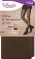 punčochové kalhoty Warm & Transparent hnědé vel. L Bellinda