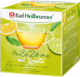 Früchtetee Heiße Zitrone mit Limette (15 Beutel) Bad Heilbrunner