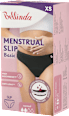 menstruační kalhotky Basic, černé, velikost XS Bellinda