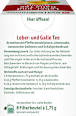 Arzneitee, Leber- & Galle Tee (8 Beutel) Bad Heilbrunner
