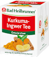 Gewürztee Kurkuma, Ingwer (8 Beutel) Bad Heilbrunner