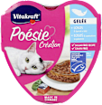Mokra karma dla kota Poésie Création, łosoś ze szpinakiem w galarecie Vitakraft
