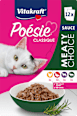 Nassfutter Katze, Fleisch in Soße, Poésie Classique, Multipack (12x85 g) Vitakraft