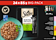 Nassfutter Katze Selection in Sauce - feine Vielfalt, Bigpack (24x85 g) Sheba