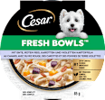Nassfutter Hund mit Ente, Reis & Karotten, fresh bowls Cesar