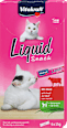 Dopolnilna hrana za mačke Liquid Snack z okusom govedine, 6x15g Vitakraft