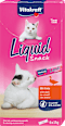 Dopolnilna hrana za mačke Liquid Snack z okusom race, 6x15g Vitakraft