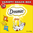 Katzenleckerli Mixkarton Multipack (12x60 g) Dreamies