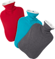 Wärmflasche mit Flauschbezug Fashy