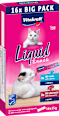 Katzensnack Liquid mit Lachs & Leberwurst Vitakraft