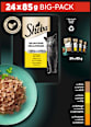 Nassfutter Katze Delikatessen - Geflügel Variation, Multipack (24x85 g) Sheba