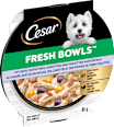 Nassfutter Hund mit Ente, Reis & Karotten, fresh bowls Cesar