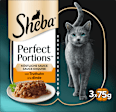 Nassfutter Katze Truthahn in Sauce, perfect portions, Multipack (6x37,5 g) Sheba