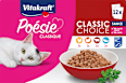 Nassfutter Katze, Variationen in Soße, Poésie Classique, Multipack (12x85 g) Vitakraft
