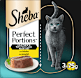 Nassfutter Katze Huhn, Perfect Portions Multipack (6x37,5 g)  Sheba