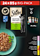 Nassfutter Katze Selection in Sauce - feine Vielfalt, Bigpack (24x85 g) Sheba