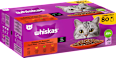 Nassfutter Katze, Klassische Auswahl in Sauce, Jumpopack (80x85 g) Whiskas