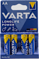 Baterii puternice cu durată lungă de viață AA R6 Varta