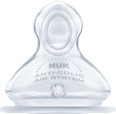 Trinksauger First Choice+ Silikon, Gr. M (Milch), 0-6 Monate NUK