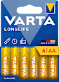 Batterien AA Longlife Blister Varta