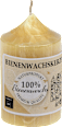 Kerze aus 100 % Bienenwachs mit Struktur (8 cm) Dekorieren & Einrichten
