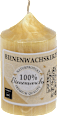 Kerze aus 100 % Bienenwachs mit Struktur (8 cm) Dekorieren & Einrichten