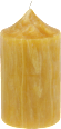 Kerze aus 100 % Bienenwachs mit Struktur (8 cm) Dekorieren & Einrichten