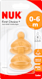 Trinksauger First Choice+ Latex, Gr. S (Tee), 0-6 Monate NUK